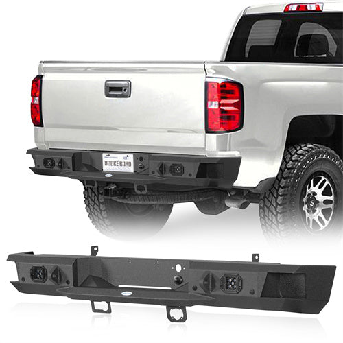 Orev Chevy Rear Silverado 1500 Rear Bumper for 2007-2018 Chevy Silverado 1500 - Hooke ...