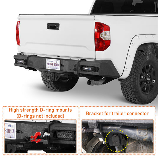 Hooke Road Stag Rear Bumper for 2014-2021 Toyota Tundra b5029s 7