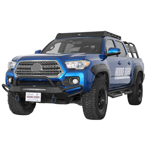 Load image into Gallery viewer, Hooke Road Steel Front Bumper w/ 72W LED Spotlight Bar 2016-2023 Toyota Tacoma b4235 2
