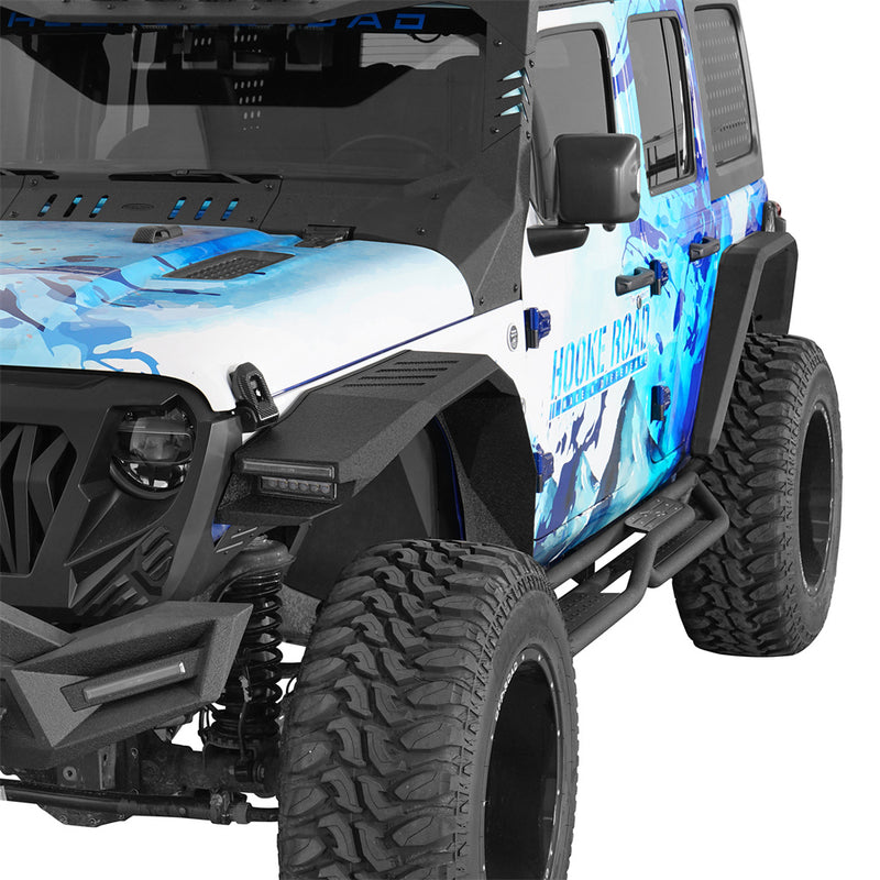 Load image into Gallery viewer, Steel Front Fender Flares for Jeep Wrangler JL &amp; Gladiator JT2
