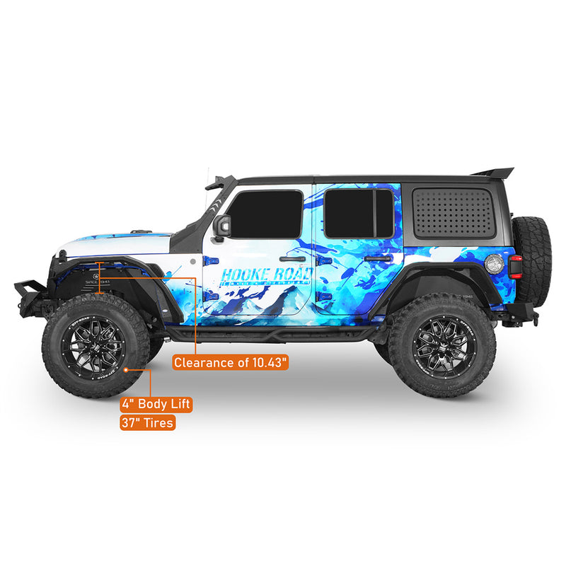 Load image into Gallery viewer, Steel Front Fender Flares for Jeep Wrangler JL &amp; Gladiator JT 6
