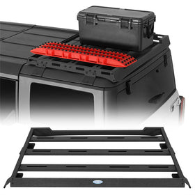 Steel Half Roof Rack for 2021-2025 Ford Bronco 4 Doors Hardtop Hooke Road b8937s 1