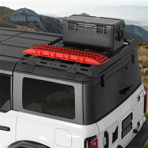 Load image into Gallery viewer, Steel Half Roof Rack for 2021-2025 Ford Bronco 4 Doors Hardtop Hooke Road b8937s 4
