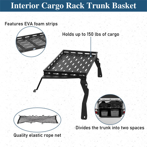 Load image into Gallery viewer, Hooke Road Steel Interior Cargo Rack for 2013-2017 Subaru XV Crosstrek b4700s 6
