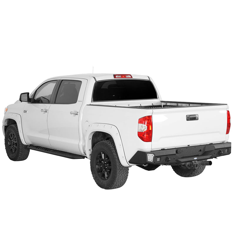 Load image into Gallery viewer, Hooke Road Steel Rear Bumper for 2014-2021 Toyota Tundra b5024 3

