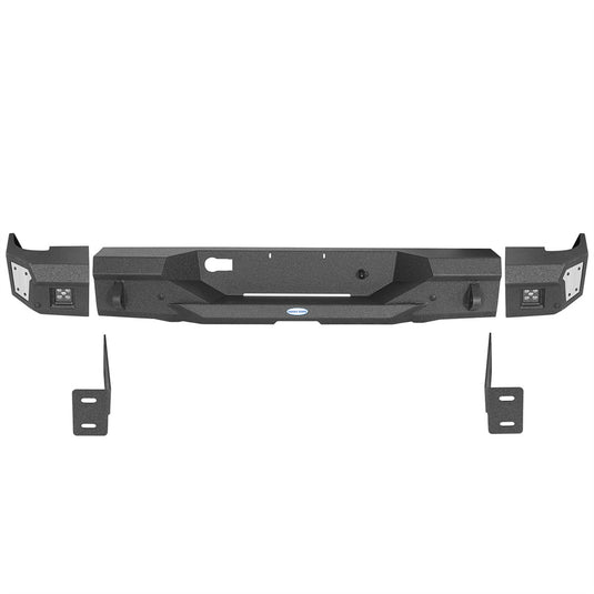 Hooke Road Steel Rear Bumper for 2014-2021 Toyota Tundra b5024 4