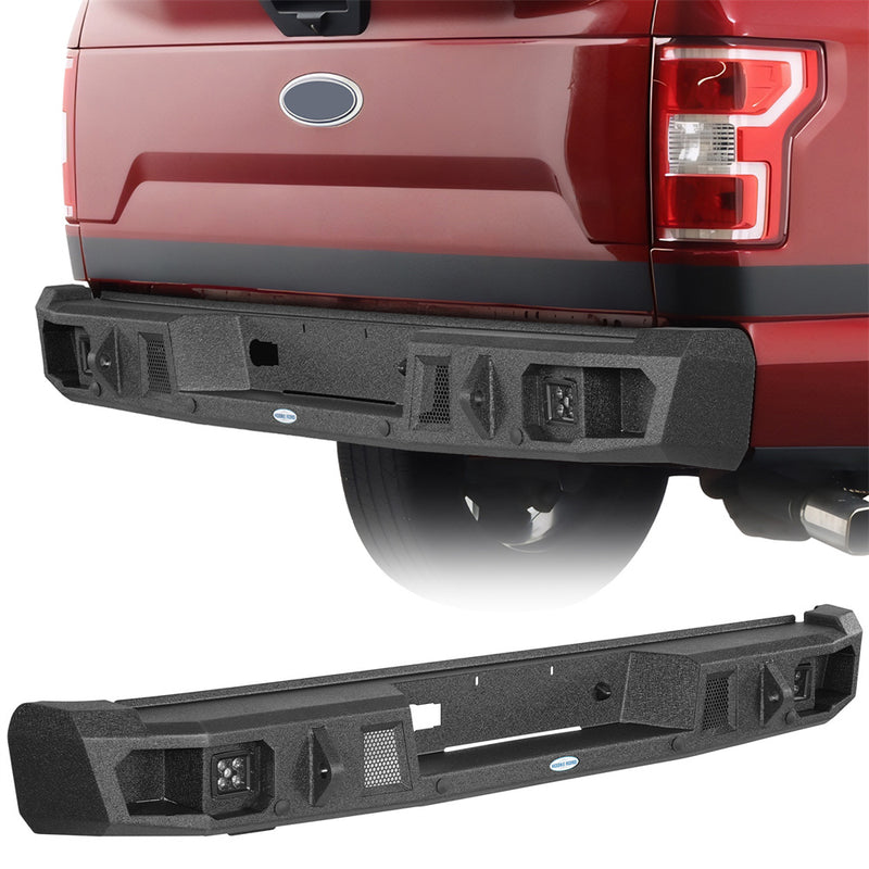Load image into Gallery viewer, Steel Rear Bumper for 2018-2020 Ford F-150 Hooke Road b8261 1
