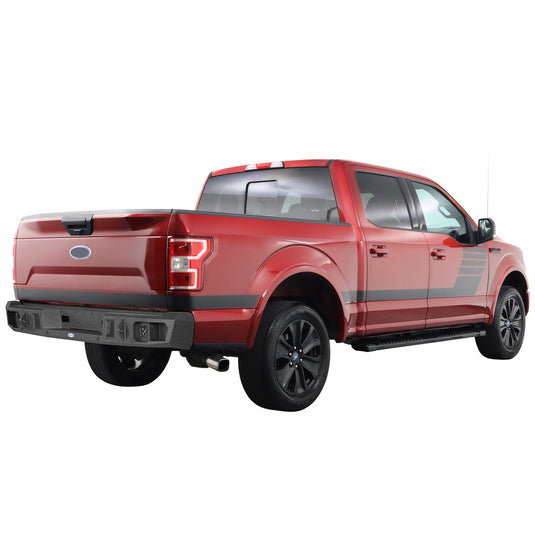 Steel Rear Bumper for 2018-2020 Ford F-150 Hooke Road b8261 3