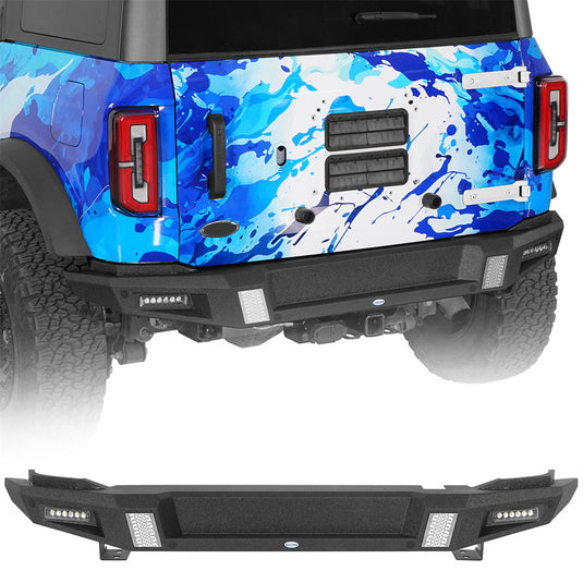 Steel Rear Bumper for 2021-2026 Ford Bronco b8941s 1