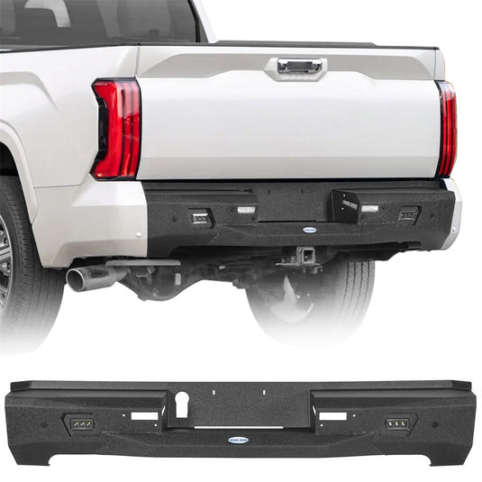 Hooke Road Steel Rear Bumper for 2022-2026 Toyota Tundra b5101 1
