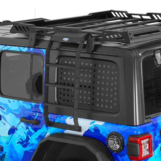 Hooke Road Window Ladder for 2007-2026 Jeep Wrangler JK & Wrangler JL Hardtop b2129s 2