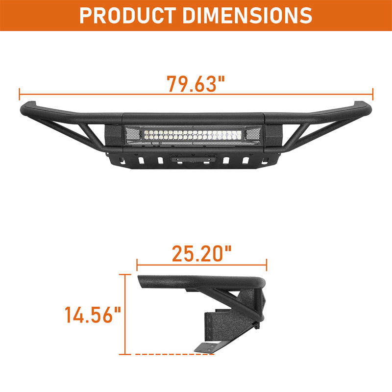 Load image into Gallery viewer, Steelcraft Front Bumper Replacement for 2014-2021 Toyota Tundra Hooke Road b5030s 5
