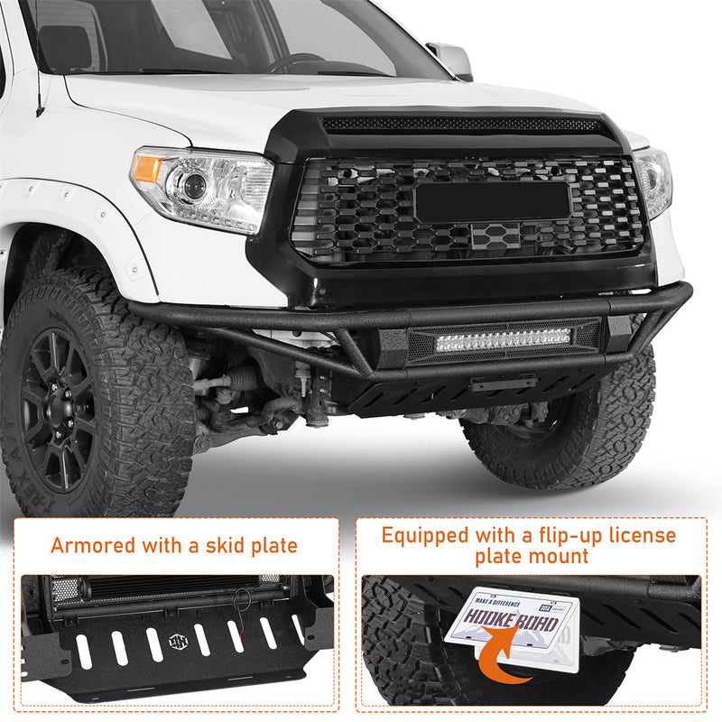 Load image into Gallery viewer, Steelcraft Front Bumper Replacement for 2014-2021 Toyota Tundra Hooke Road b5030s 7

