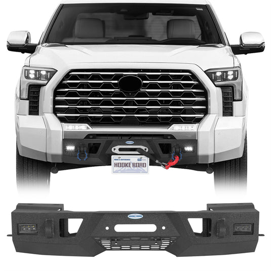 Hooke Road 3rd Gen Stubby Front Bumper for 2022-2026 Toyota Tundra b5103 1