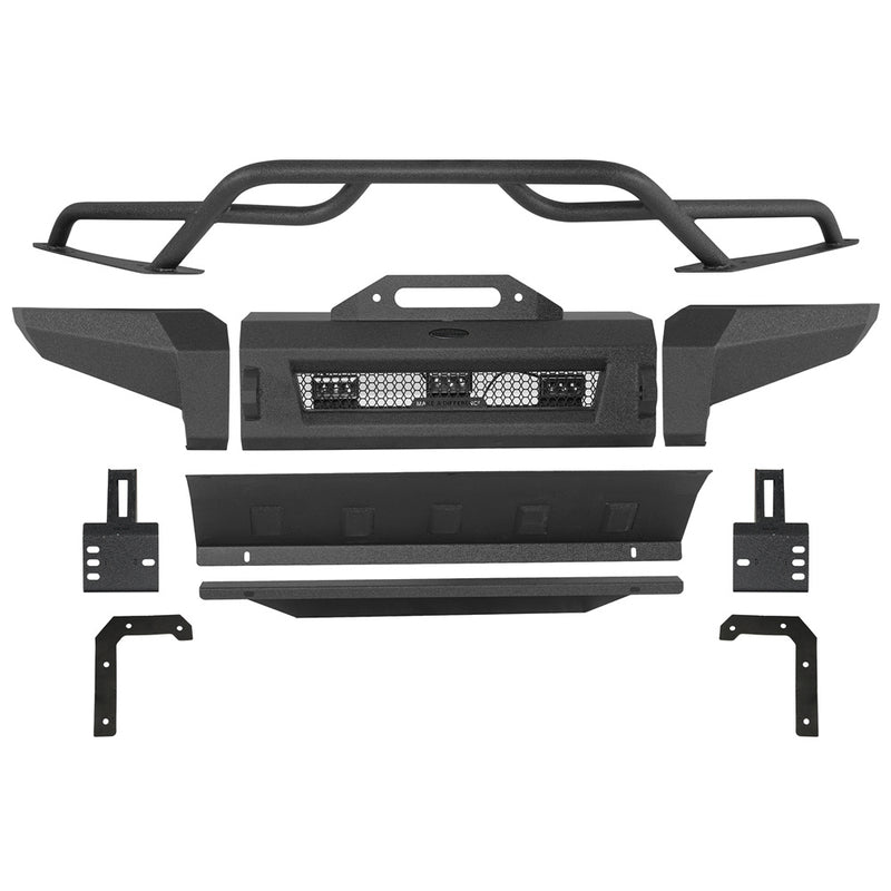 Load image into Gallery viewer, Hooke Road Stubby Front Bumper for 2007-2014 Toyota FJ Cruiser b4901 4
