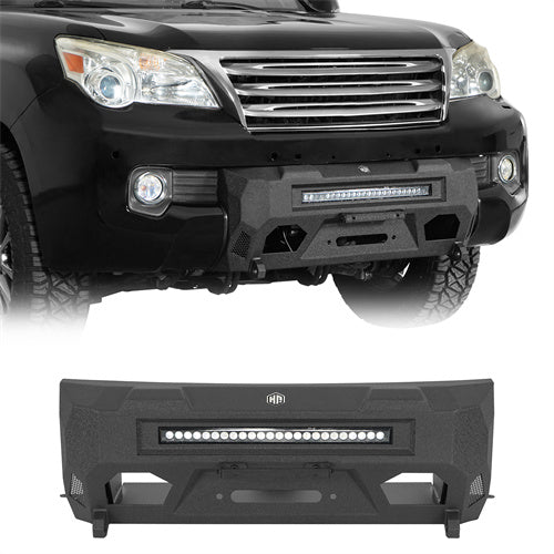 Hooke Road Stubby Front Bumper for 2010-2013 Lexus GX460 b4607s 1