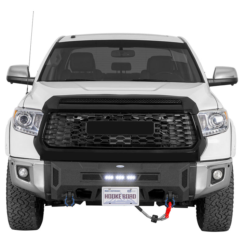 Load image into Gallery viewer, Hooke Road  Stubby Front Bumper for 2014-2021 Toyota Tundra b5022s 2
