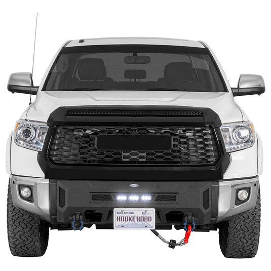 Hooke Road  Stubby Front Bumper for 2014-2021 Toyota Tundra b5022s 2