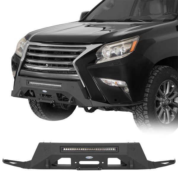 Stubby Front Bumper for 2014-2023 Lexus GX460 - Hooke Road – Hooke