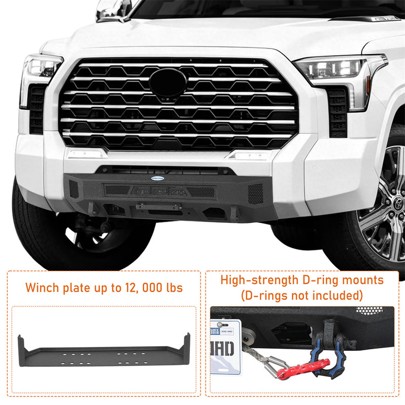 Load image into Gallery viewer, Hooke Road Stubby Front Bumper for 2022-2026 Toyota Tundra b5102 6

