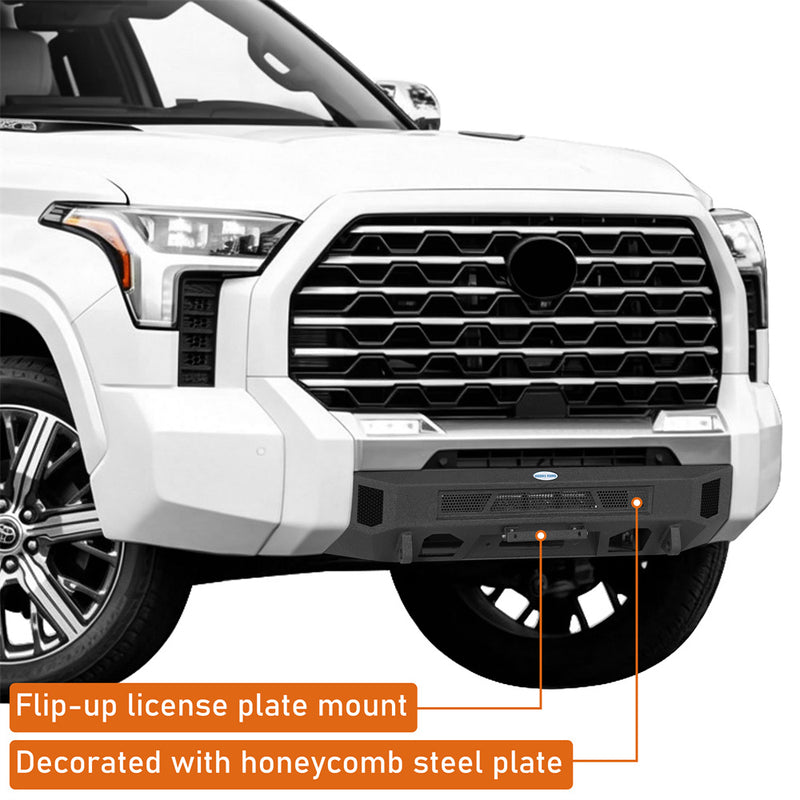 Load image into Gallery viewer, Hooke Road Stubby Front Bumper for 2022-2026 Toyota Tundra b5102 7
