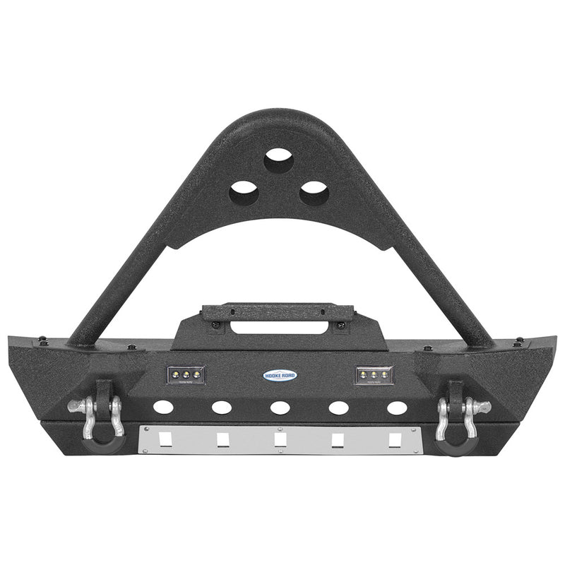 Load image into Gallery viewer, 2018-2026 Jeep JL &amp;  2020-2026 Gladiator JT Front Bumper with Stinger Bar Hooke Road b3102s 4
