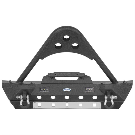 2018-2026 Jeep JL &  2020-2026 Gladiator JT Front Bumper with Stinger Bar Hooke Road b3102s 4