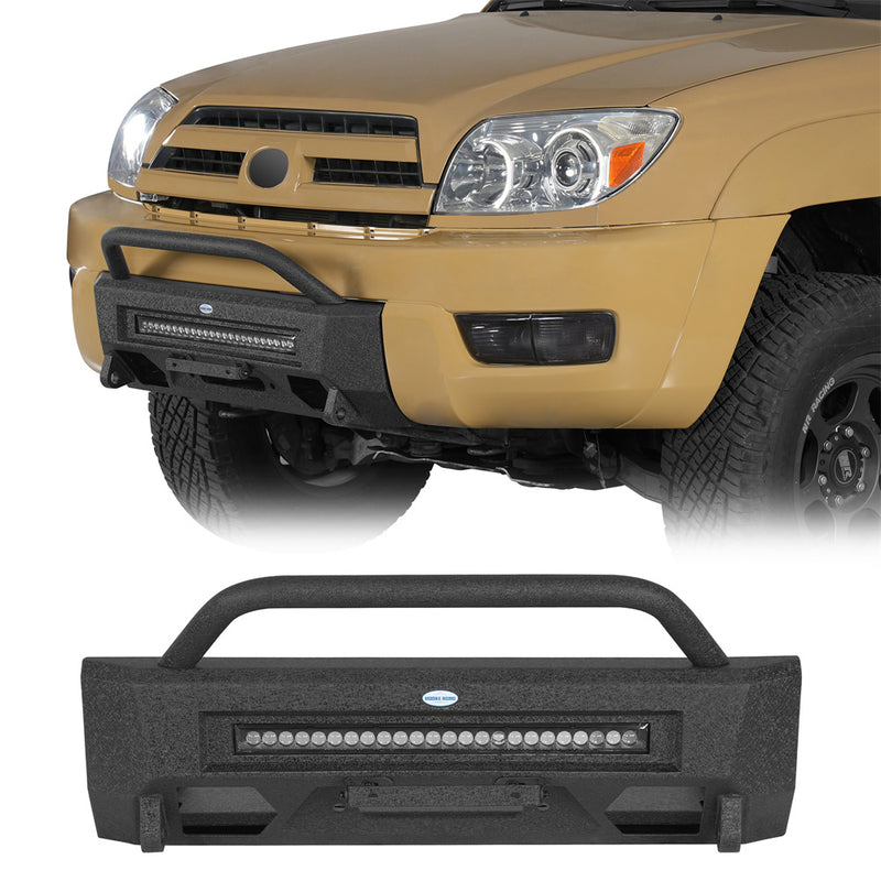 Load image into Gallery viewer, Stubby Front Bumper w/ Winch Plate for 2003-2005 Toyota 4Runner Hooke Road b9861s 1
