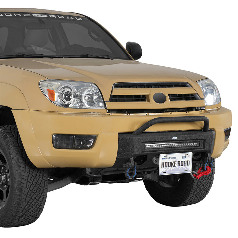 Load image into Gallery viewer, Stubby Front Bumper w/ Winch Plate for 2003-2005 Toyota 4Runner Hooke Road b9861s 2
