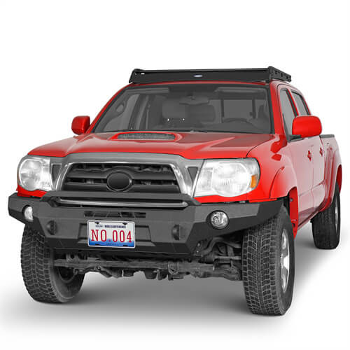 Load image into Gallery viewer, Full Width Front Bumper Replacement Aftermarket Bumper Off Road Parts For 2005-2011 Toyota Tacoma - Hooke Road b4031s 4
