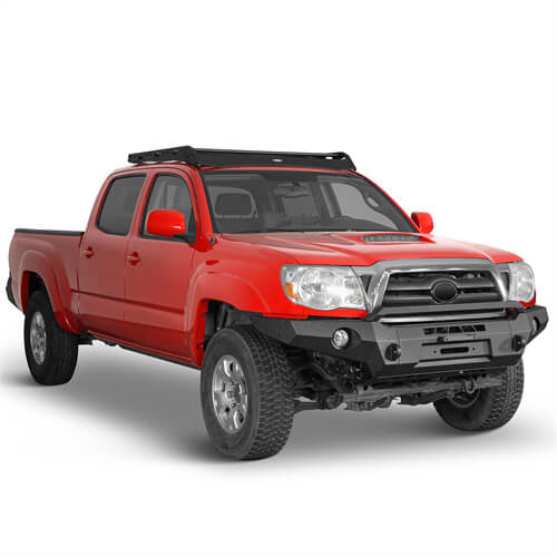 Load image into Gallery viewer, Full Width Front Bumper Replacement Aftermarket Bumper Off Road Parts For 2005-2011 Toyota Tacoma - Hooke Road b4031s 7
