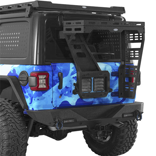 Hooke Road Tailgate Cargo Rack for 2018-2025 Jeep Wrangler JL b3098s 2