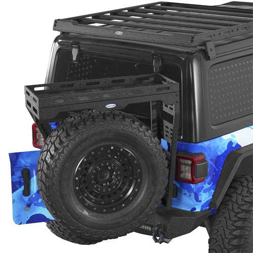 Load image into Gallery viewer, Hooke Road Tailgate Cargo Rack for 2018-2025 Jeep Wrangler JL b3098s 3

