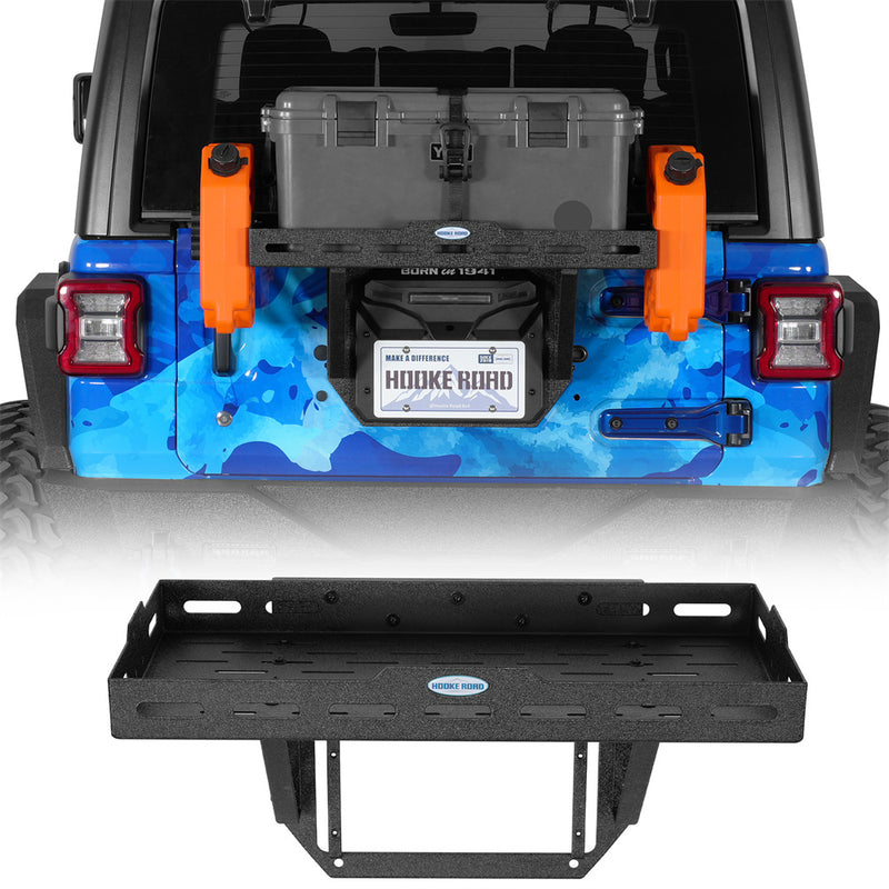 Load image into Gallery viewer, Hooke Road Tailgate Rack Cargo Basket for 2018-2026 Jeep Wrangler JL b3106s 1
