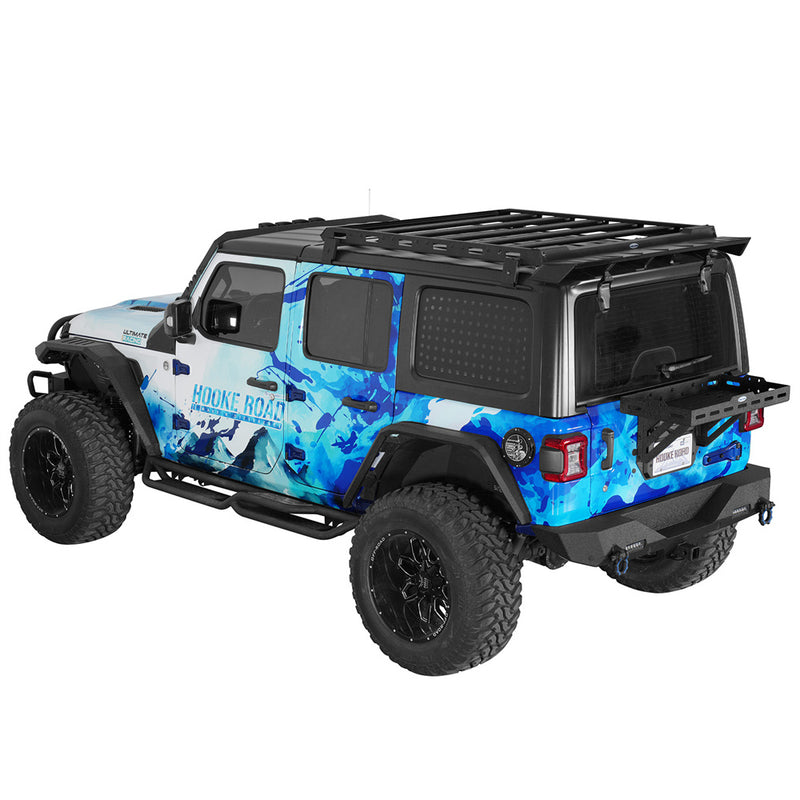 Load image into Gallery viewer, Hooke Road Tailgate Rack Cargo Basket for 2018-2026 Jeep Wrangler JL b3106s 3
