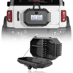 2021 2022 2023 Ford BroncoTailgate Storage Lock Box Exterior Storage Accessories- Hooke Road b8927s 2