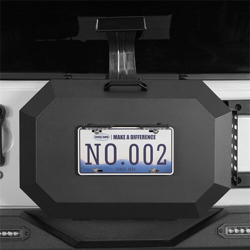 Load image into Gallery viewer, Tailgate Spare Tire Carrier Outer Storage Lock Box Jeep Wrangler Parts For 2007-2018 Jeep Wrangler JK - Hooke Road b2085s 20
