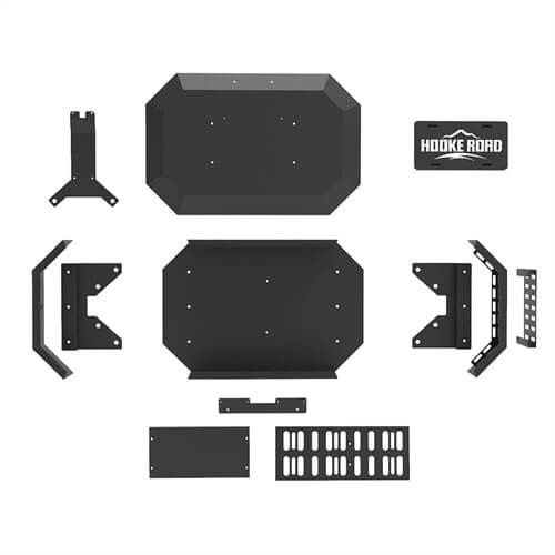 Load image into Gallery viewer, Tailgate Spare Tire Carrier Outer Storage Lock Box Jeep Wrangler Parts For 2007-2018 Jeep Wrangler JK - Hooke Road b2085s 22
