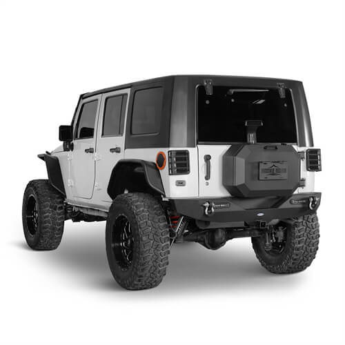Load image into Gallery viewer, Tailgate Spare Tire Carrier Outer Storage Lock Box Jeep Wrangler Parts For 2007-2018 Jeep Wrangler JK - Hooke Road b2085s 5
