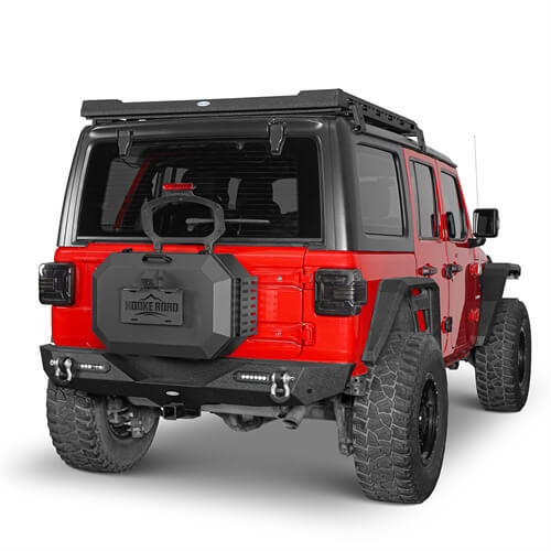 Load image into Gallery viewer, Tailgate Spare Tire Carrier Outer Storage Lock Box Jeep Wrangler Parts For 2018-2023 Jeep Wrangler JL - Hooke Road b3052s 4
