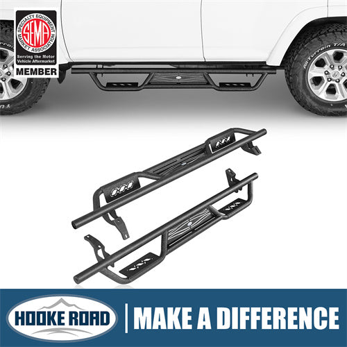 2010-2024 Toyota 4Runner Side Steps Wheel To Wheel Running Boards - Hooke Road b9802s 1