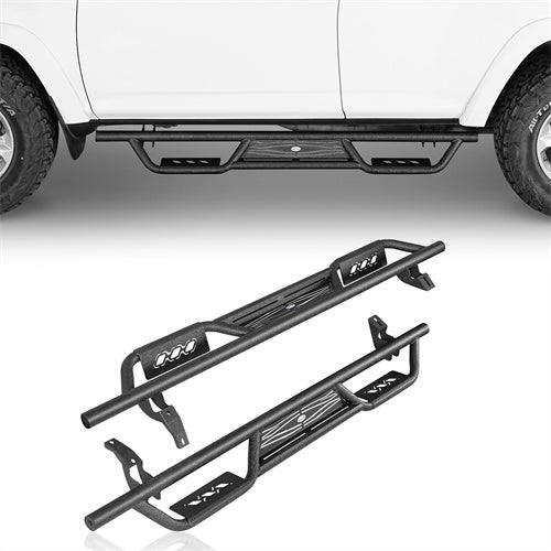 Load image into Gallery viewer, 2010-2024 Toyota 4Runner Side Steps Wheel To Wheel Running Boards - Hooke Road b9802s 2
