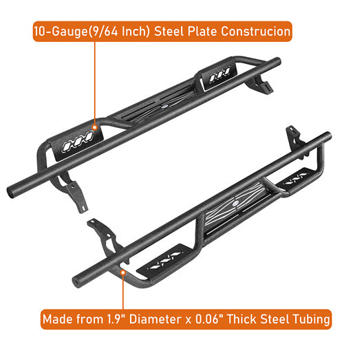 Load image into Gallery viewer, 2010-2024 Toyota 4Runner Side Steps Wheel To Wheel Running Boards - Hooke Road b9802s 8
