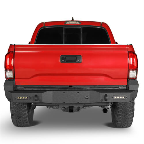 Load image into Gallery viewer, 2016-2023 Tacoma Steel Rear Bumper w/License Plate Light - HookeRoad b4214s 3
