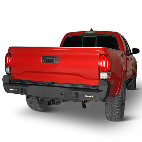 Load image into Gallery viewer, 2016-2023 Tacoma Steel Rear Bumper w/License Plate Light - HookeRoad b4214s 4

