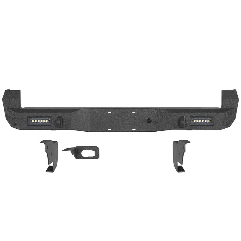 Load image into Gallery viewer, Hooke Road 2016-2023 Tacoma Steel Rear Bumper w/License Plate Light b4214 3
