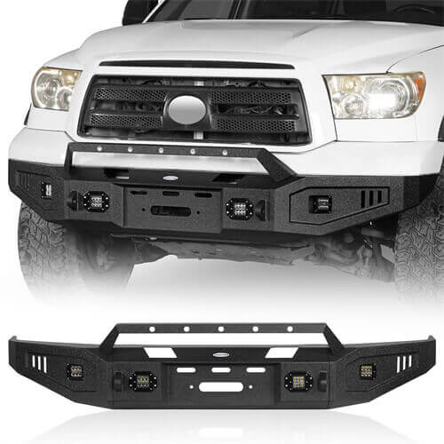 Load image into Gallery viewer, HookeRoad Toyota Tundra Front Bumper w/Winch Plate for 2007-2013 Toyota Tundra b5205s 2
