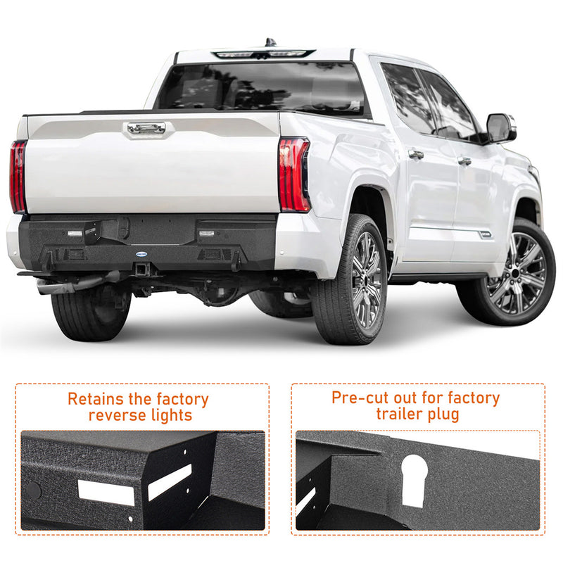 Load image into Gallery viewer, Hooke Road 2022-2026 Toyota Tundra Rear Bumper Replacement b5100 6
