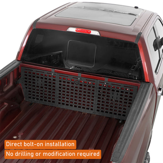 Hooke Road 2015-2025 Ford F-150 5.5ft Bed Front Bulk Head MOLLE Panel b8291 8