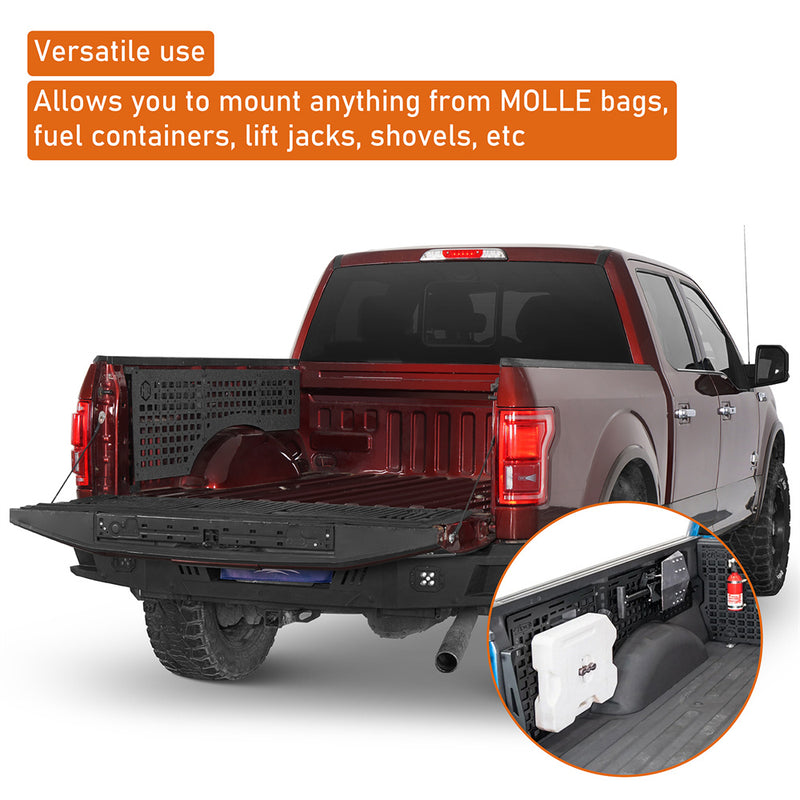 Load image into Gallery viewer, Hooke Road Bed Side MOLLE Panels for Ford 2015-2025 F-150 5.5ft Bed b8292 7
